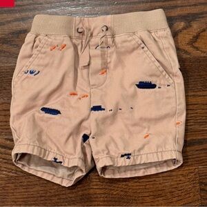 Hanna Andersson Ocean Embroidered Shorts